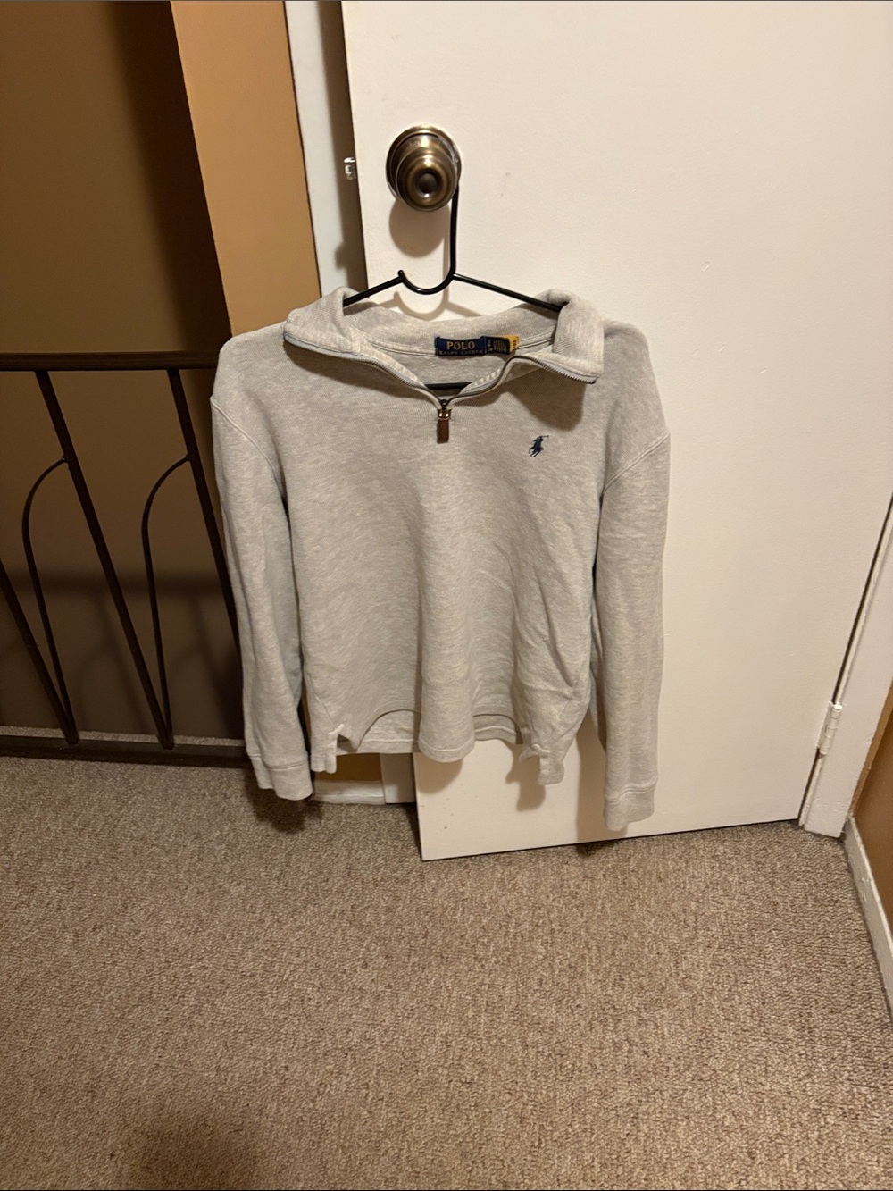 Polo by Ralph Lauren Heather Gray Half-Zip Pullover